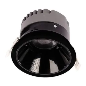 ACK 18W 3000K Yuvarlak Siyah Led Spot Sıva Altı AD10-02101