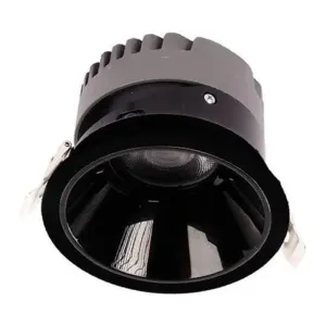 ACK 25W Yuvarlak Siyah Led Spot Sıva Altı AD10-03111