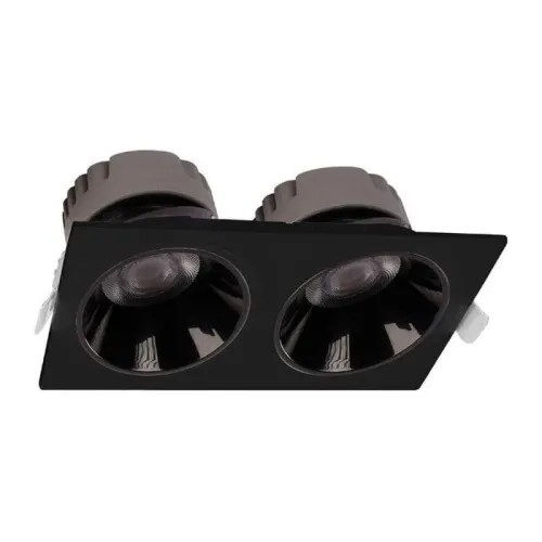ACK 2'li 18W 6500K Siyah Led Spot Sıva Altı AD10-02631