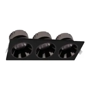 ACK 3'lü 10W 6500K Siyah Led Spot Sıva Altı AD10-01731