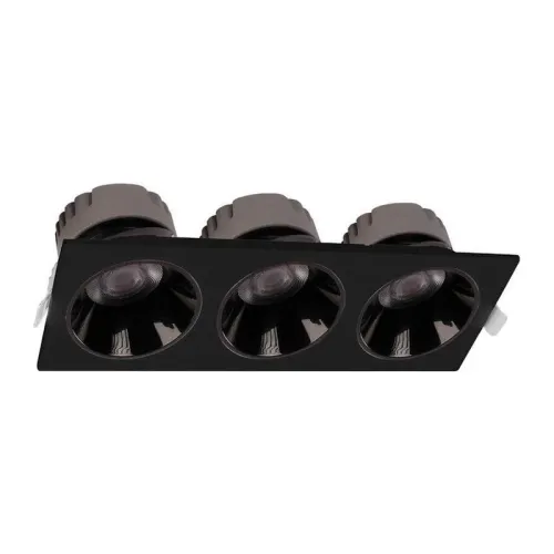 ACK 3'lü 10W 6500K Siyah Led Spot Sıva Altı AD10-01731