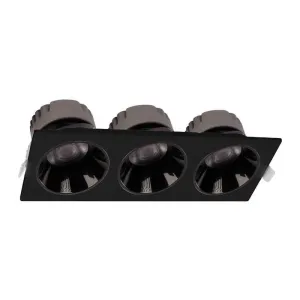 ACK 3'lü 25W 3000K Siyah Led Spot Sıva Altı AD10-03701