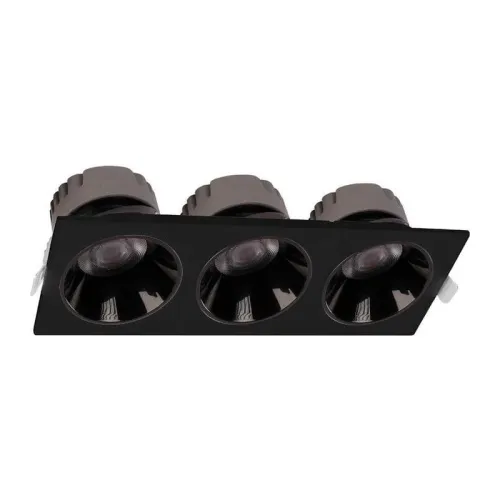 ACK 3'lü 25W 3000K Siyah Led Spot Sıva Altı AD10-03701
