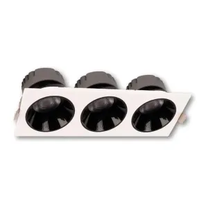 ACK 3x18W Üçlü Beyaz Led Spot Sıva Altı AD10-02710
