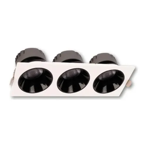 ACK 3x18W Üçlü Beyaz Led Spot Sıva Altı AD10-02710