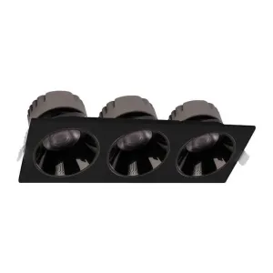 ACK 3x18W Üçlü Siyah Led Spot Sıva Altı AD10-02711