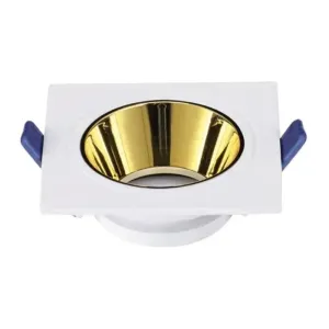 ACK Beyaz Gold Reflektörlü Kare Sıva Altı Led Spot Kasası AH03-08020
