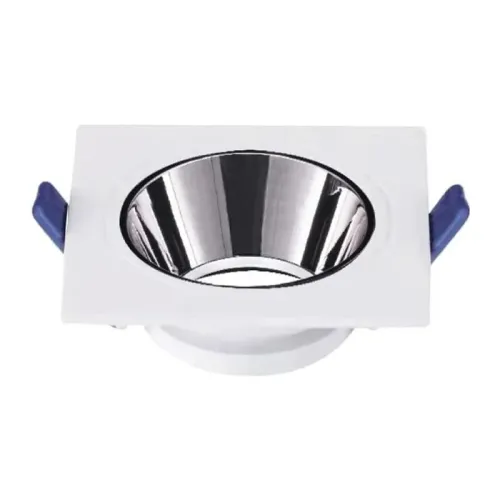 ACK Beyaz Platin Reflektörlü Kare Sıva Altı Led Spot Kasası AH03-08030