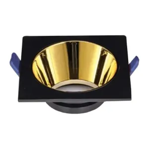 ACK Gold Reflektörlü Siyah Kare Spot Kasası AH03-08021