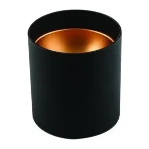 Cata Foça Sıva Üstü Dekoratif Armatürü Siyah - Gold CT-5421SG