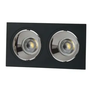 Cata Jaguar 2'li Siyah Platin Dekoratif Spot CT-5054