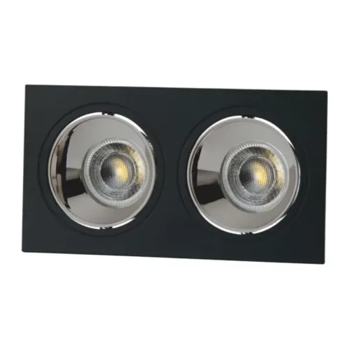 Cata Jaguar 2'li Siyah Platin Dekoratif Spot CT-5054