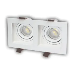 Cata Pars 2'li Beyaz Modern Dekoratif Spot CT-5237