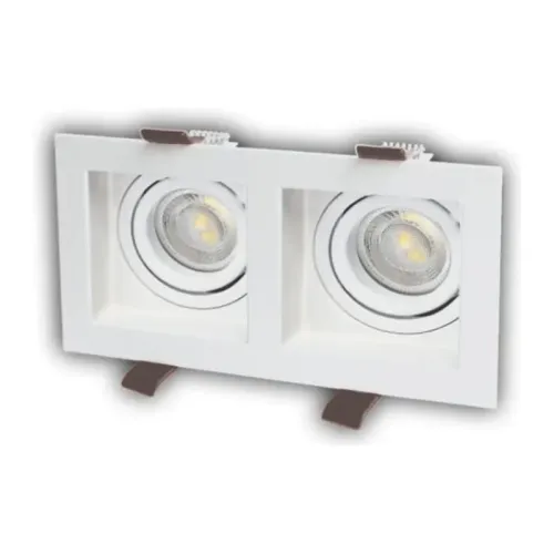 Cata Pars 2'li Beyaz Modern Dekoratif Spot CT-5237