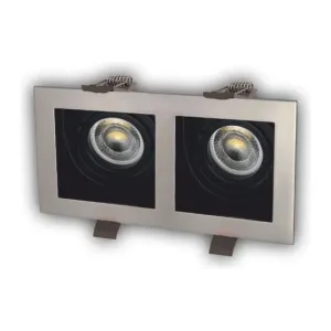 Cata Pars 2'li Satin Siyah Dekoratif Spot CT-5226