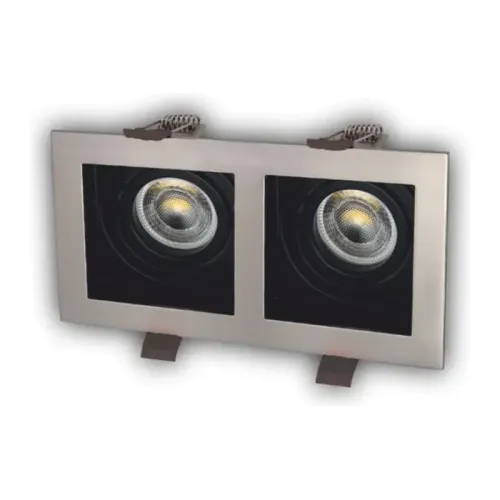 Cata Pars 2'li Satin Siyah Dekoratif Spot CT-5226