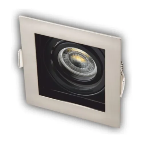 Cata Pars Siyah Satin Kare Dekoratif Spot CT-5225