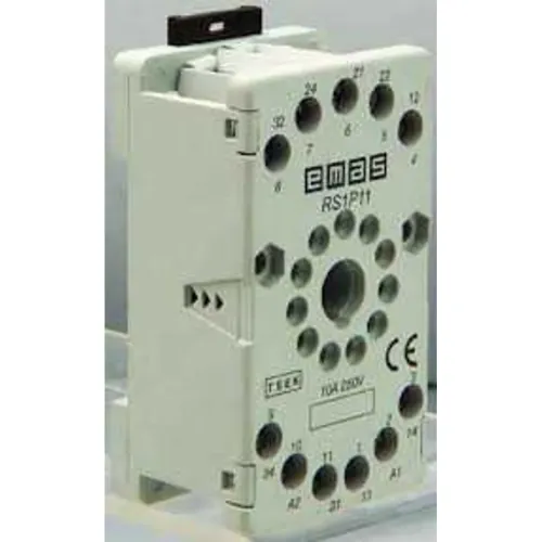 Emas 11 Pin Röle Soketi Gri RS1P11G1