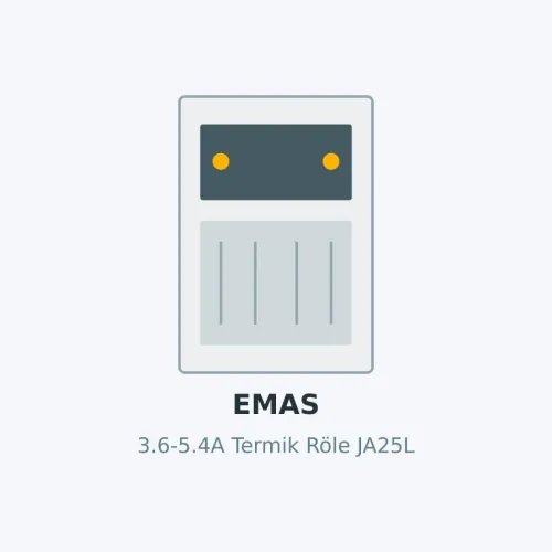 Emas 3.6-5.4A Termik Röle JA25L