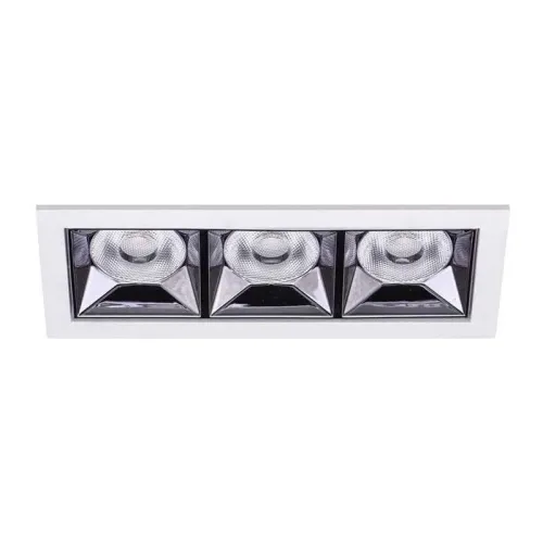 Jupiter Beyaz Gunmetal 3'lü Sıra Spot LS494 S
