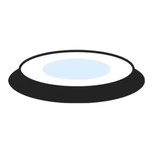 Jupiter LC304 LED Bahçe Tavan Armatürü 18W 3000K Gün Işığı Siyah IP44