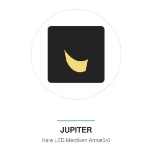 Jupiter LW588 LED Merdiven Armatürü Kare