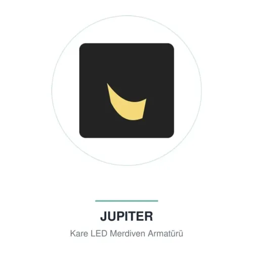 Jupiter LW588 LED Merdiven Armatürü Kare