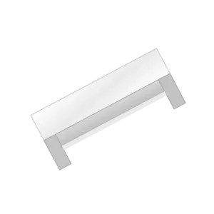 Mutlusan 100x50 mm İçten Kapaklı Kanal-Eko (Priz Seti Takılabilir)