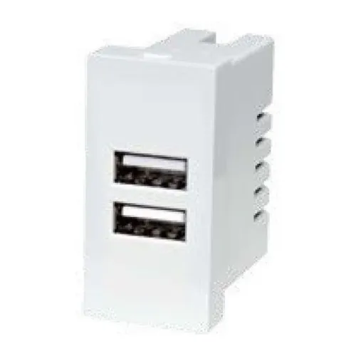 Mutlusan 45x22,5 U2'Lİ USB Şarj Prizi 5V 2,1A