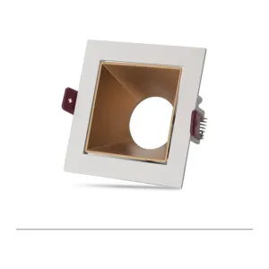 Noas Ural Beyaz Gold Kare Dekoratif Boş Kasa YL60-3112