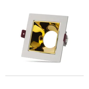 Noas Ural Beyaz Golden Kare Dekoratif Boş Kasa YL60-3114