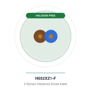 Öznur 2x2,5 mm H052XZ1-F Halogen Free Kablo