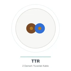 Öznur 2x6 mm TTR Kablo