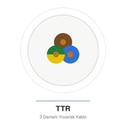 Öznur 3x0,75 mm TTR Kablo