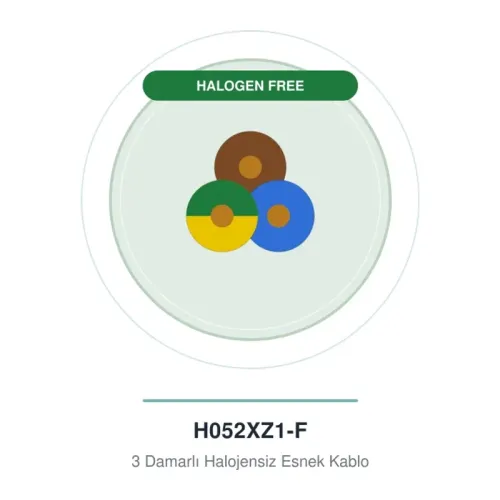 Öznur 3x1,5 mm H052XZ1-F Halogen Free Kablo