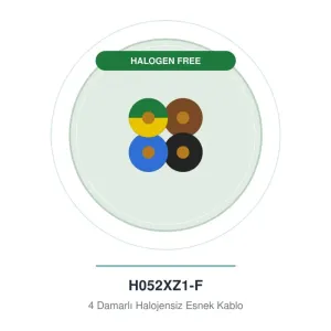 Öznur 4x0,75 mm H052XZ1-F Halogen Free Kablo
