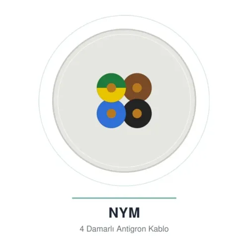 Öznur 4x2,5 mm NYM Kablo (Antigron)