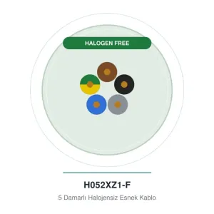Öznur 5x1,5 mm H052XZ1-F Halogen Free Kablo