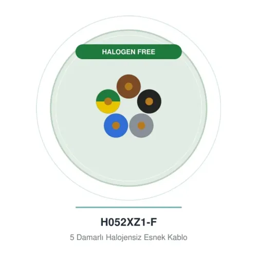 Öznur 5x16 mm H052XZ1-F Halogen Free Kablo