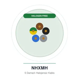 Öznur 5x4 mm NHXMH Halogen Free Kablo