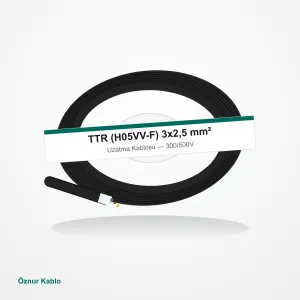Öznur Kablo TTR (H05VV-F) 3x2,5mm² Uzatma Kablosu 50m