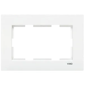 Viko Karre İkili Sıva Altı Priz Çerçeve Beyaz 90960206