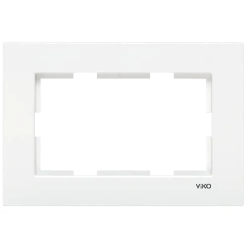Viko Karre İkili Sıva Altı Priz Çerçeve Beyaz 90960206