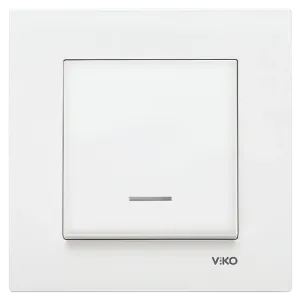 Viko Karre Işıklı Anahtar Beyaz 90967019