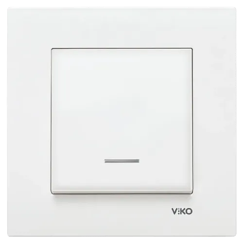 Viko Karre Işıklı Anahtar Beyaz 90967019