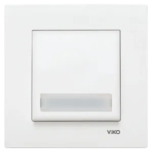 Viko Karre Işıklı Etiketli Zil Anahtarı Beyaz 90967027