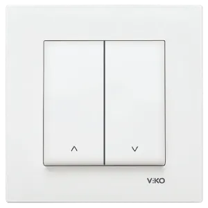 Viko Karre Jaluzi Kumanda Anahtarı Beyaz 90967016