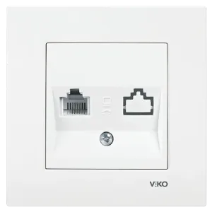 Viko Karre Numeris Telefon Prizi Beyaz RJ11 90967013