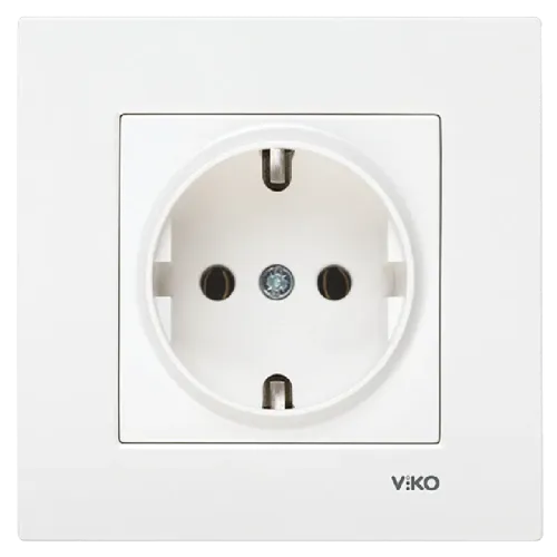 Viko Karre Topraklı Priz Beyaz 90967008