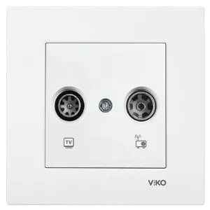 Viko Karre TV-Radyo Prizi Sonlu Beyaz 90967021
